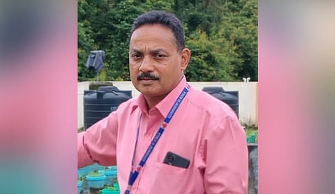 Headmaster Biju Thomas.
