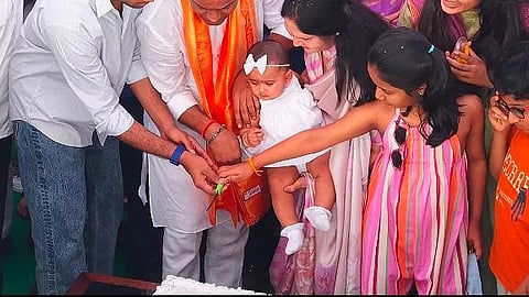 Munugode MLA Komatireddy Rajgopal Reddy Birthday celebrations at Munugode on Monday.