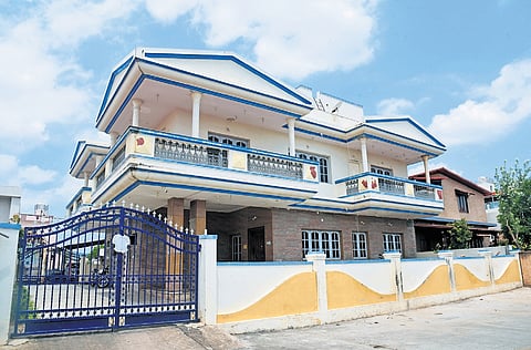 DK Shivakumar’s house in Doddalahalli  in Kanakapura taluk