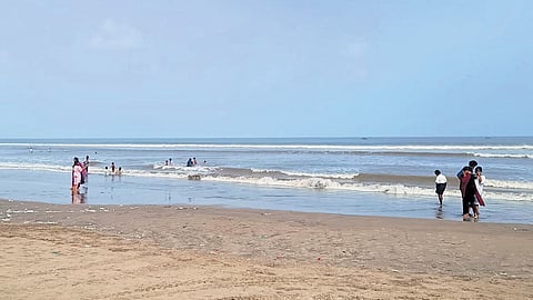 Manginapudi beach.