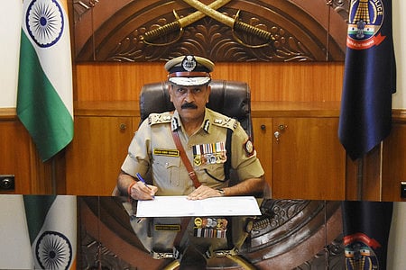 Director General of Police (Head of Police Force) Dr Mahesh Kumar Aggarwal