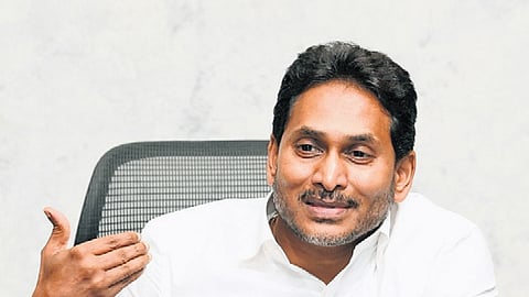 Former chief minister and YSRCP president YS Jagan Mohan Reddy.