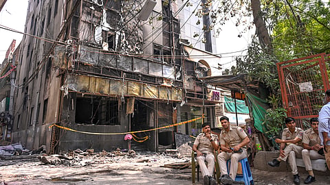 Delhi hotel fire 
