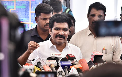 Tamil Nadu Electricity and Law Minister Nirmal Kumar   