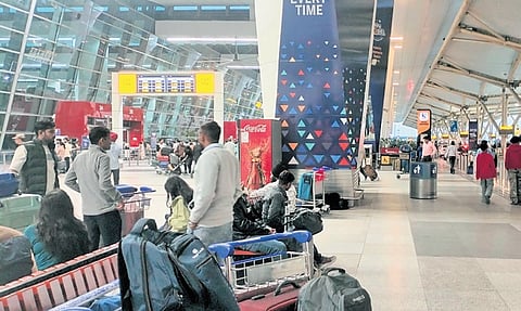 A release from the airport operator, GMR Airports Ltd, said the surge in this category of flyers marks a big rise from April, when transfer passenger traffic stood at 15.4 lakh, accounting for 23% of the month’s total traffic. 
