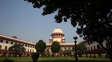 A view of the Supreme Court of India building in New Delhi.