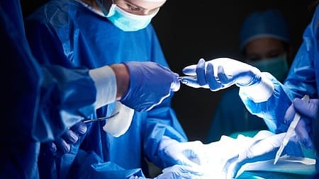 adapted a cardiac occlusion device, normally used to close septal defects in the heart, to seal the abnormal connection between the colon and the vagina. 