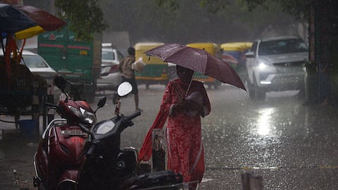 Several parts of Delhi-NCR receive heavy rain and thunderstorm, bringing relief from scorching heat on Thursday.