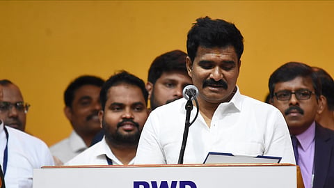 Electricity Minister CTR Nirmal Kumar