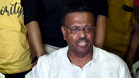 Kolkata Mayor and senior TMC leader Firhad Hakim addresses a press conference in Kolkata.