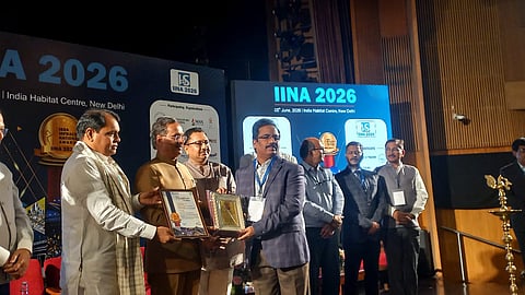 Director General G Ganesh Kumar received the Gold Award in the category of ‘Best Individual Contribution Award - Excellence in Government Service’ for his contribution to skill development and workforce enhancement in the construction sector.