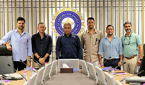 BCCI selectors in a meeting with BCCI secretary Devajit Saikia