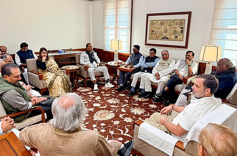 The INDIA bloc convenes on Monday in an atmosphere of barely concealed despondency. 
