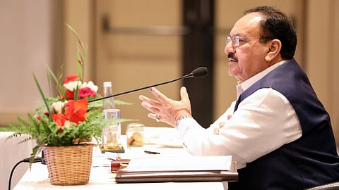 Nadda accused the Congress leader of selectively interpreting the survey findings and said public health should not be reduced to political rhetoric.
