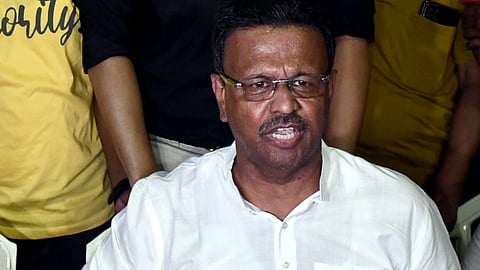 Firhad Hakim addresses a press conference in Kolkata.