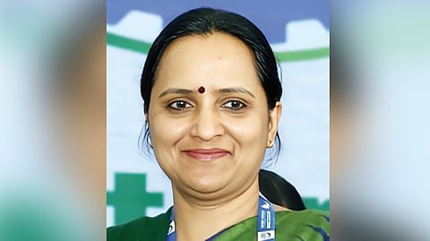 Sujata R Karthikeyan, former IAS officer and wife of VK Pandian.