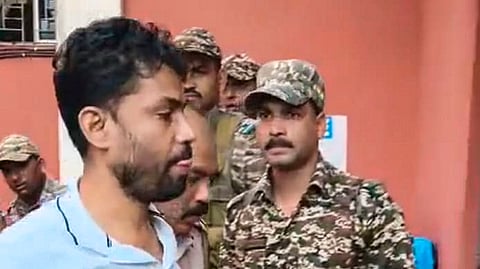 South 24 Parganas: TMC leader Jahangir Khan being produced before the Diamond Harbour court, in South 24 Parganas, Tuesday, June 9, 2026. Jahangir was on Monday arrested near the India-Nepal border in north Bengal on "extortion" charges. 
