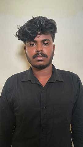 A 21-year-old youth Muthukrishnan hacked his 23-year-old sister to death, allegedly for her talking over phone, on Monday night.