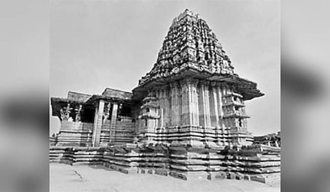 File photo of the 800-year-old Ramappa temple in Palampet village of Venkatapuram mandal in Warangal 