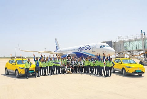  The trial involved using an IndiGo plane to assess the co-ordination of multiple aspects of the operation that will facilitate the launch.