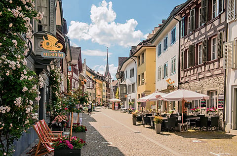 Switzerland’s Stein-am-Rhein offers a glimpse into history through its well-preserved frescoes