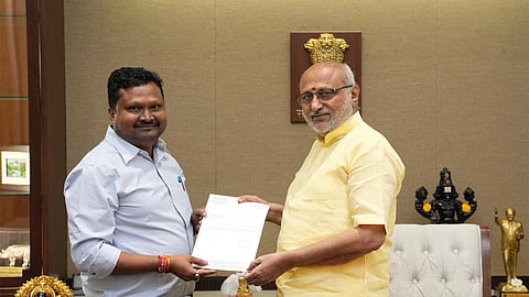 Sources said Baraik met Rajya Sabha Chairman C.P. Radhakrishnan and submitted his resignation.