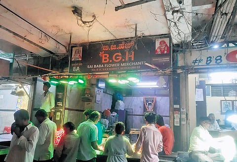 An illegal shop operating at KR Market has still not been evicted.