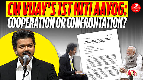 CM Vijay raised key issues at first NITI Aayog meet. But does he bring anything new to the table?