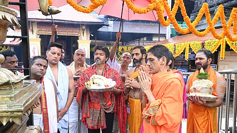 This is Vijay's first visit to Karnataka after taking charge as the CM.
