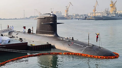 Indian Navy's fourth Scorpene Submarine INS Vela. Image used for representation only.