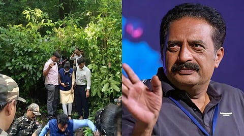 The actor, who spoke in Tamil, told him to tell the authorities whatever Mattannavar had instructed him to and promised to come and hug him.