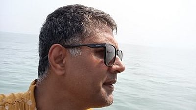 Political cartoonist Sandeep Adhwaryu