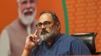 BJP state president Rajeev Chandrasekhar. 