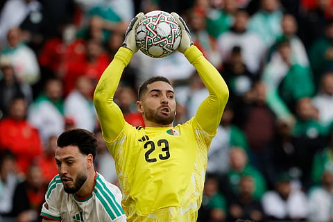 Luca Zidane, son of legendary player Zinedine Zidane, is with the Alegerian team at the World Cup