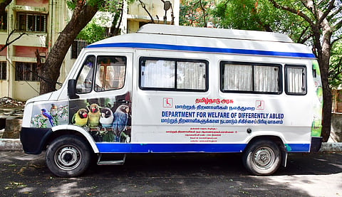 The vehicle designated for the MTU stationed at Vellore Collectorate.