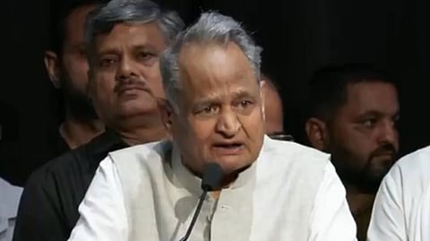 "Indira Gandhi would have banned party like BJP": Congress' Ashok Gehlot accuses BJP of weakening country