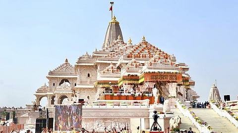 The Ram Temple at Ayodhya.