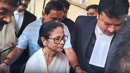 Trinamool Congress supremo and former West Bengal chief minister Mamata Banerjee. 