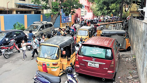 According to the school administration, men consume liquor outside the campus, using the parked vehicles as cover and urinate and defecate in the area 