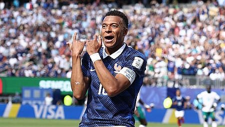 France captain Kylian Mbappe 