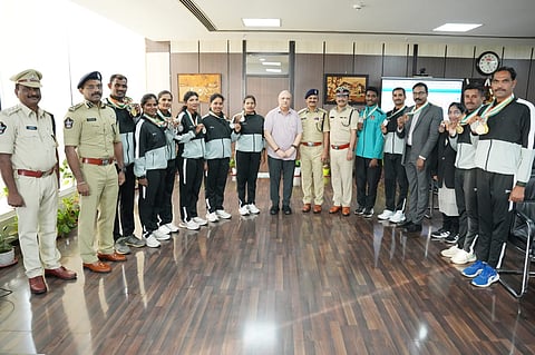AP Police won four silver medals at the National Police Duty Meet held in Nagpur, while Judo Cluster in Jammu and Kashmir yielded eight medals, including two gold, two silver and four bronze.