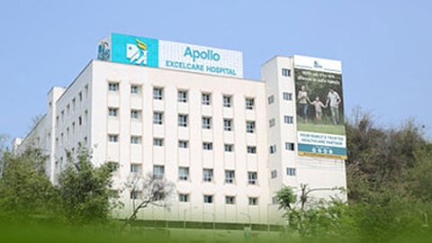 Image of Apollo Hospital used for representative purpose.