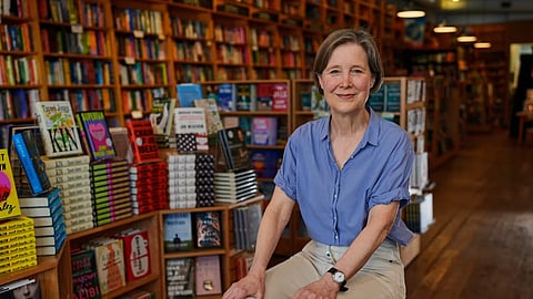Author Ann Patchett poses for a portrait at her bookstore in Nashville, Tenn., on April 22, 2026.