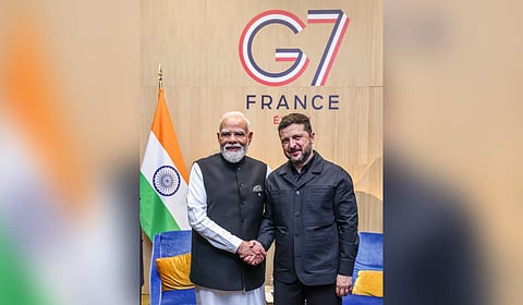 Modi reiterated India’s position on the Russia-Ukraine conflict, stating that India would “always be on the side of peace,” and would place “the values of humanity over everything else.”
