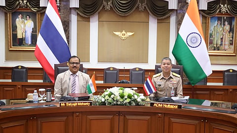 The 10th India-Thailand Defence Dialogue, co-chaired by Deputy Permanent Secretary for Defence, Thailand, Admiral Nuttapol Diewvanich and Joint Secretary Shri Satyajit Mohanty held in Bangkok on June 16, 2026.