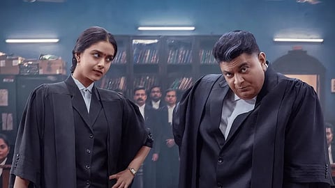 Keerthy Suresh and Mysskin in Sathyavan Savithiri
