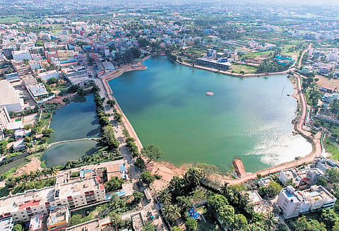 The 25-acre Kithaganur lake has been completely desilted and demarcated