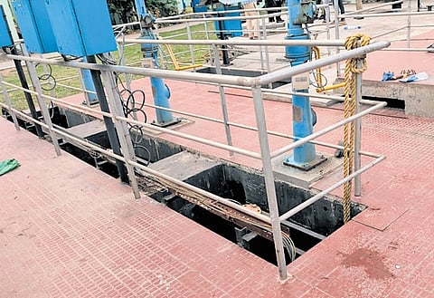 STP tank at Belagere 