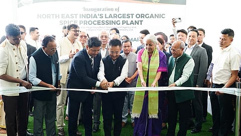Nirmala Sitharaman inaugurates North East's largest organic spice processing unit in Meghalaya.