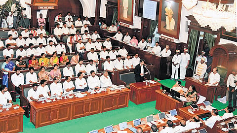 The Tamil Nadu Legislative Assembly in session on Friday 